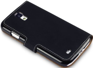 New Samsung I9500 Galaxy S4 Covert Brand Slim Pu Leather Wallet Case Cover Black/red/white/purple