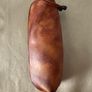 Tan leather Case for pen pencils glasses Image 2