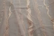 Luxurious Gold Embellished Voile Window Curtain