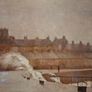 Large framed print (with glass)of " THE RAIN IT RAINETH " by Norman Garstin (1847 - 1926) Image 5