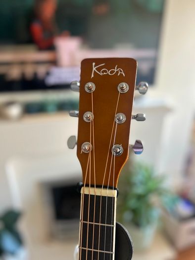 guitar with stand and bag