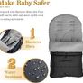 NEW SALE |  Baby Bunting Footmuff, Winter Sleeping Bag for Stroller, Pushchair Pram Footmuffs, Universal Fitting for Pushchairs Strollers Prams Buggy Baby, Waterproof & Windproof Image 6