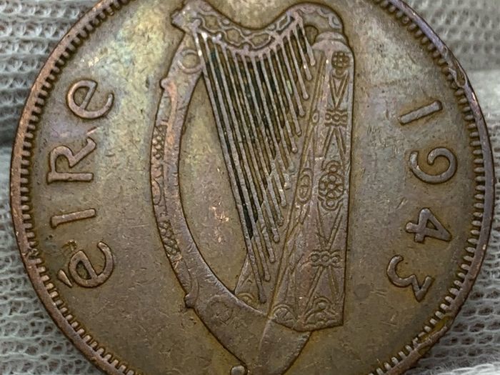 Ireland 1943 1d penny