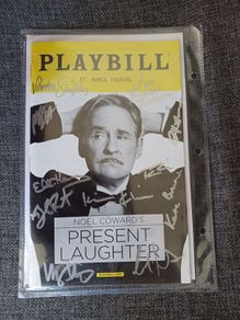 Playbill/ St. James Theatre/ 2017/ Noel Coward's/ Present Laughter
