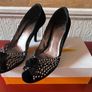 Very Expensive Magrit Diamante Velvet Shoes Size 40 Image 5