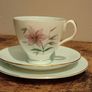 Beautiful Vintage Royal Albert "Elfin". 2 x Triplet, Milk Jug and Sugar Bowl. Image 7