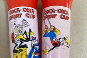 Coca Cola plastic beakers