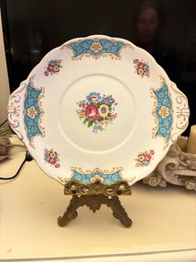 Shabby Chic handle cake plate