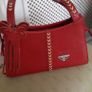 Stunning Red Bag with Butterfly Charm Image 5