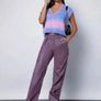PRICE DROP Quick sale purple leather pants size S Image 3