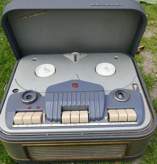 Vintage Philips Fidelity Reel-to-Reel Argyll Minor 4 Tape Player Recorder