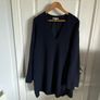 Helmut Lang ladies navy dress Image 2