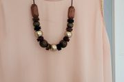 OASIS blush symmetrial layered top Sz 14