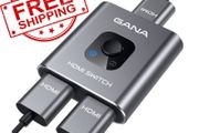 NEW SALE | HDMI Splitter, 4K HDMI Switch 2 in 1 Out or 1 in 2 Out, Aluminum HDMI Switcher
