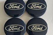 Ford 54mm wheel Centre Caps hubcaps Center Caps Blue with Silver Logo Focus Mondeo (4 Caps 15euro)