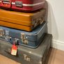 Four vintage suitcases 50s 60s 70s Image 2