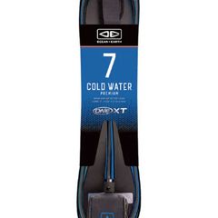 Ocean and Earth Cold Water 7ft One XT Premium Surfboard Leash