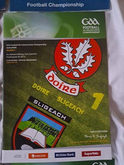 GAA Football Qualifier Programmes Bundle