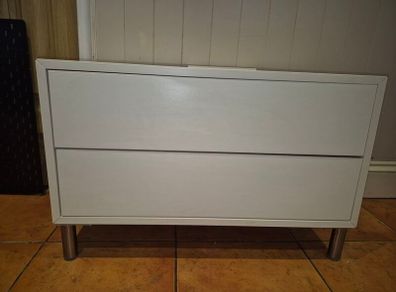 Ikea Eket drawers white with legs