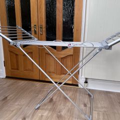 Electric Heated Clothes Airer with Cover