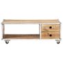 Coffee Table 89x59x33 cm Solid Rough Mango Wood Image 4