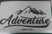 Camper / boat stickers x 2