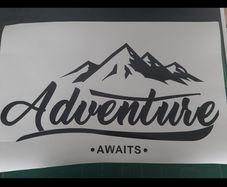 Camper / boat stickers x 2