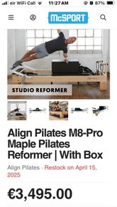 Pro Reformer Pilates Machine