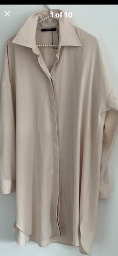 long shirt beige free size long shirt