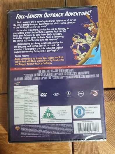 Scooby Doo And The Legend Of The Vampire DVD