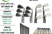 Taylormade Qi GunMetal Edition Irons / 5-Pw / Kbs Max MT 85 Stiff