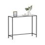 Tempered glass surface console table Image 5