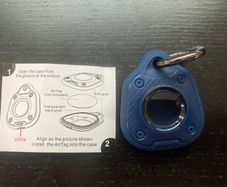 Waterproof AirTag Case with Keychain Ring