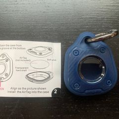 Waterproof AirTag Case with Keychain Ring