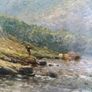 Vintage Framed Landscape Print Image 4