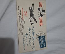 Aer Lingus 25th Anniversary First Day Cover-1961,(FDC)