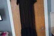Bershka Black Sheer Dress.   Size.- M- 14.   B.N.W.T