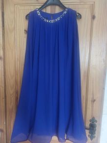Ted Baker royal blue grecian tunic dress size 1 (free post)