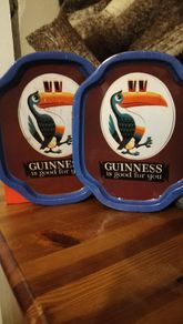 old style Guinness trays