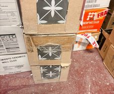 Spanish Porcelain floor Tile ( 4 x Meters left in stock)