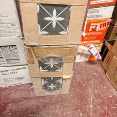 Spanish Porcelain floor Tile ( 4 x Meters left in stock)