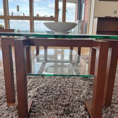 Glass Coffee Table 2 shelves