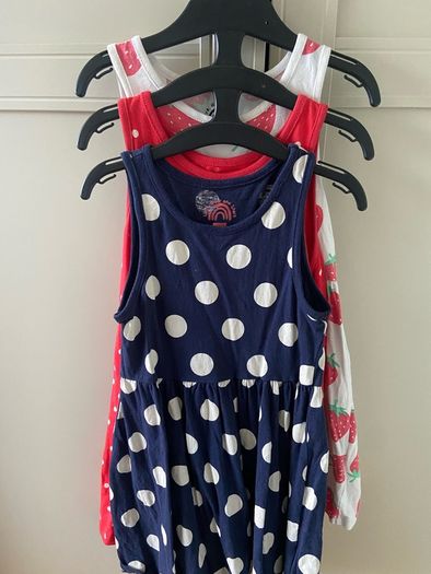 3 pack of dresses 5-6 years