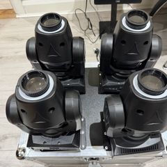 Moving head  150 watts. DMX light and flight case