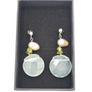 Prasiolite, Peridot & Pearl Sterling Silver Earrings Image 10