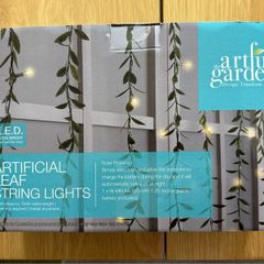Brand new solar LED artificial leaf string lights, ideal for garden
