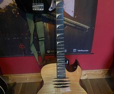 Dean Mako Dave Mustaine Flame Top Electro Acoustic, Gloss Natural