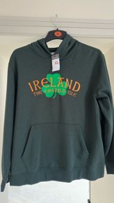 Primark Ireland "The Emerald Isle" Hoodie - Green - Size XL - BNWT