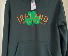 Primark Ireland "The Emerald Isle" Hoodie - Green - Size XL - BNWT