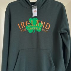 Primark Ireland "The Emerald Isle" Hoodie - Green - Size XL - BNWT